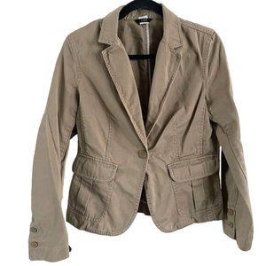J Crew Sz Small Women’s Khaki Blazer